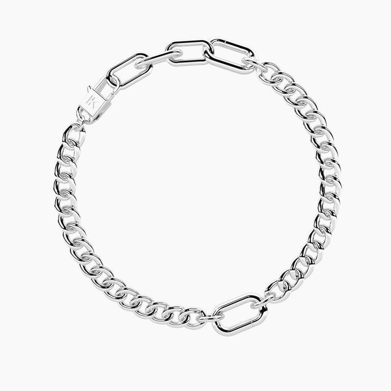 Kidult - Bracciale Maglia Allungata - Acciaio Pvd Giallo