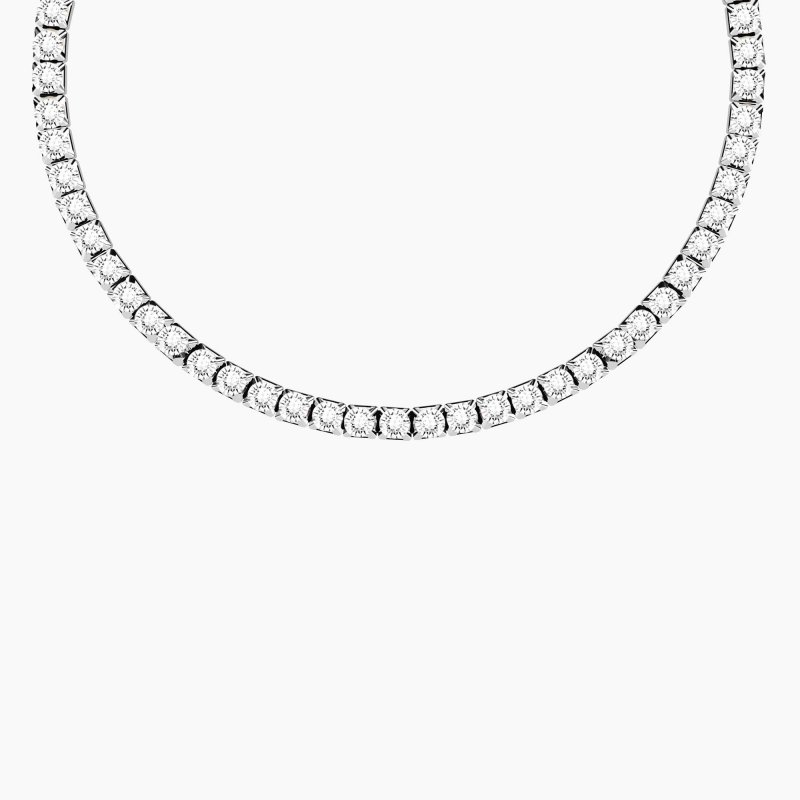 Kidult - Bracciale Tennis Milleluci - Acciaio - Cristalli