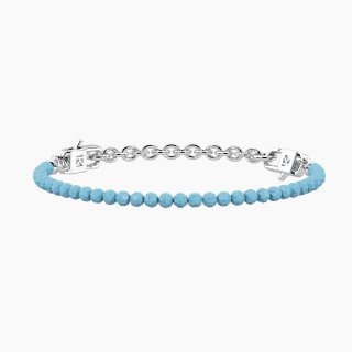 Kidult - Bracciale Señorita - Zirconi Acquamarina - Acciaio
