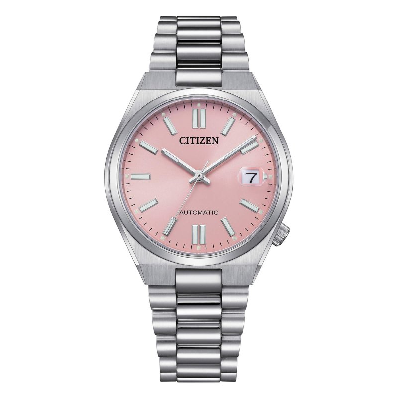 Citizen Tsuyosa 37Mm - Meccanico - Acciaio - Rosa