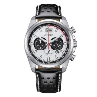Citizen Racing Crono - Acciaio - Pelle - Wr 10 Bar