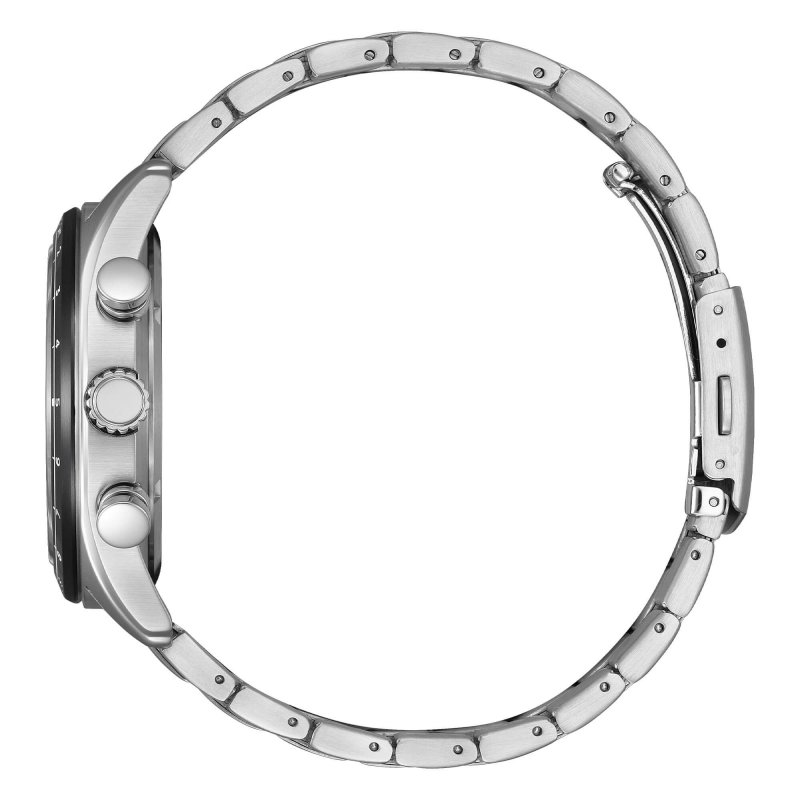 Citizen - Aviator Crono - Acciaio - Quadrante Nero