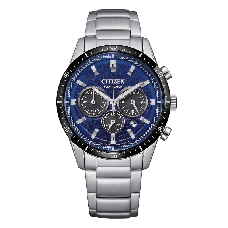 Citizen - T9 Crono - Acciaio - Quadrante Blu