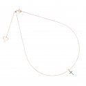 Maman Et Sophie - Girocollo Croce - Oro Rosa 18Kt