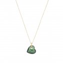 Maman Et Sophie - Girocollo Battito - Oro 18Kt - Quarzo Verde