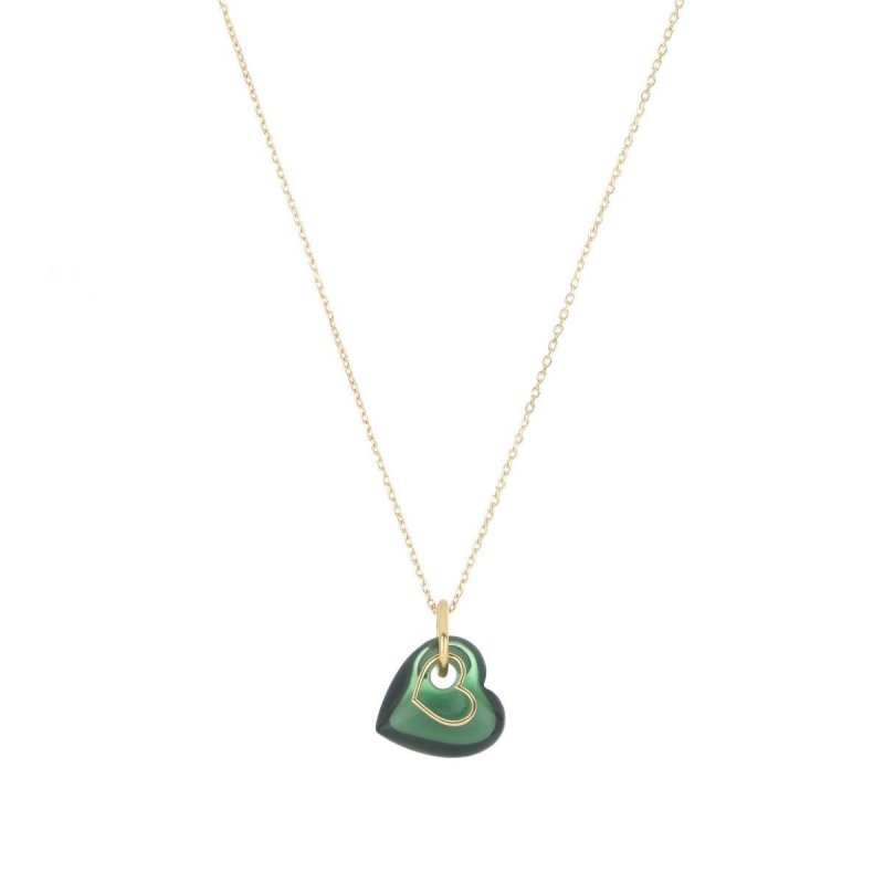 Maman Et Sophie - Girocollo Battito - Oro 18Kt - Quarzo Verde
