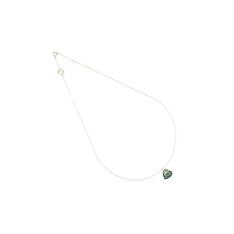 Maman Et Sophie - Girocollo Battito - Oro 18Kt - Quarzo Verde