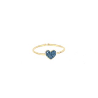 Maman Et Sophie - Anello Cuore - Oro Giallo 18Kt