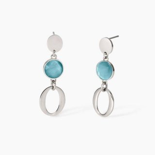 2 Jewels - Orecchini Acciaio - Cat Eye Sintetico Donna