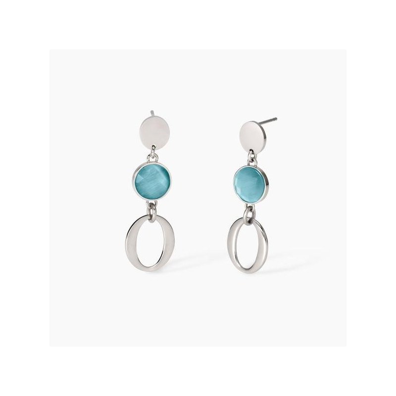 2 Jewels - Orecchini Acciaio - Cat Eye Sintetico Donna