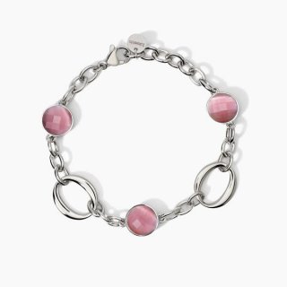 2 Jewels - Bracciale In Acciaio - Cat Eye Sintetico