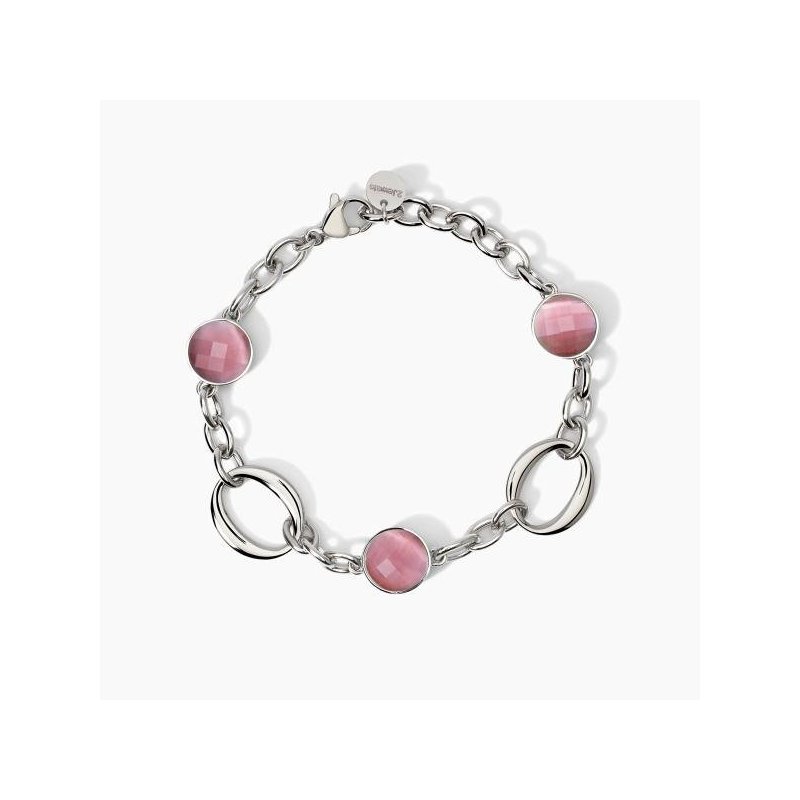 2 Jewels - Bracciale In Acciaio - Cat Eye Sintetico