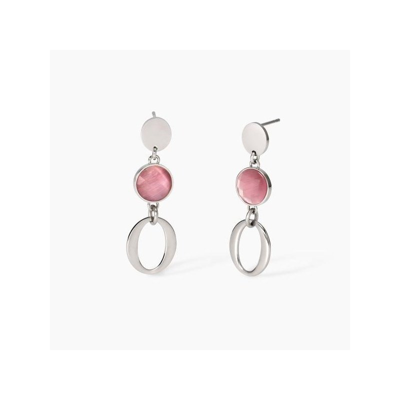 2 Jewels - Orecchini Cat Eye - Donna - Acciaio 316L