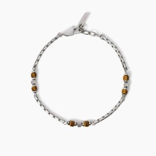 2 Jewels - Bracciale In Acciaio - Uomo - Occhio Di Tigre