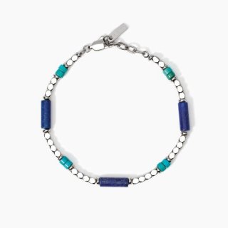2 Jewels - Bracciale In Acciaio - Lapis Turchese