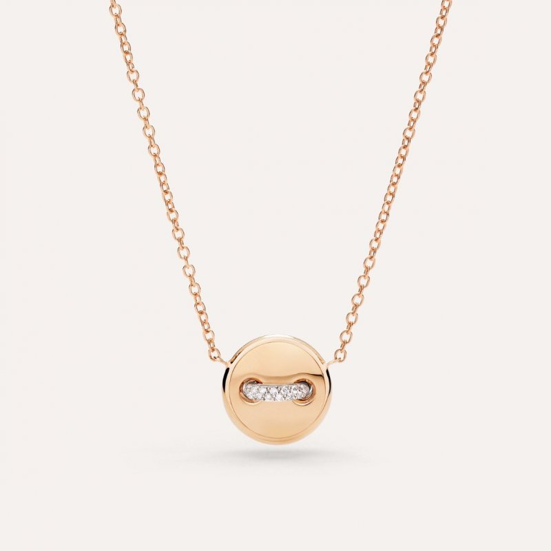 Pomellato - Collana Reversibile - Oro Rosa - Diamanti