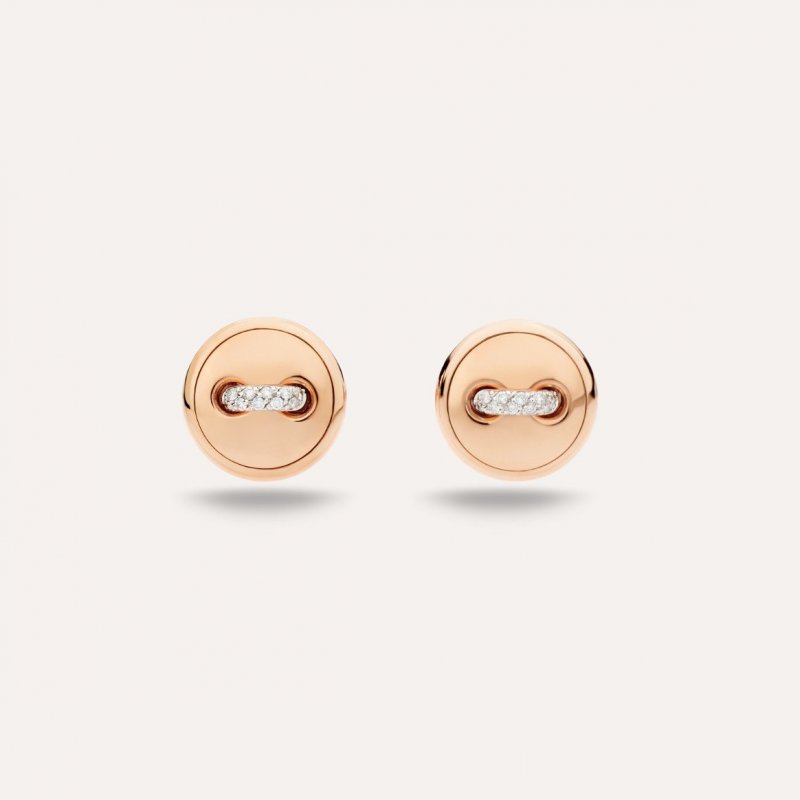 Pomellato - Orecchini Pom Pom Dot - Oro Rosa 18Kt