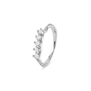 Bliss - Anello In Platino - Diamante 0.25Ct - Rotondo