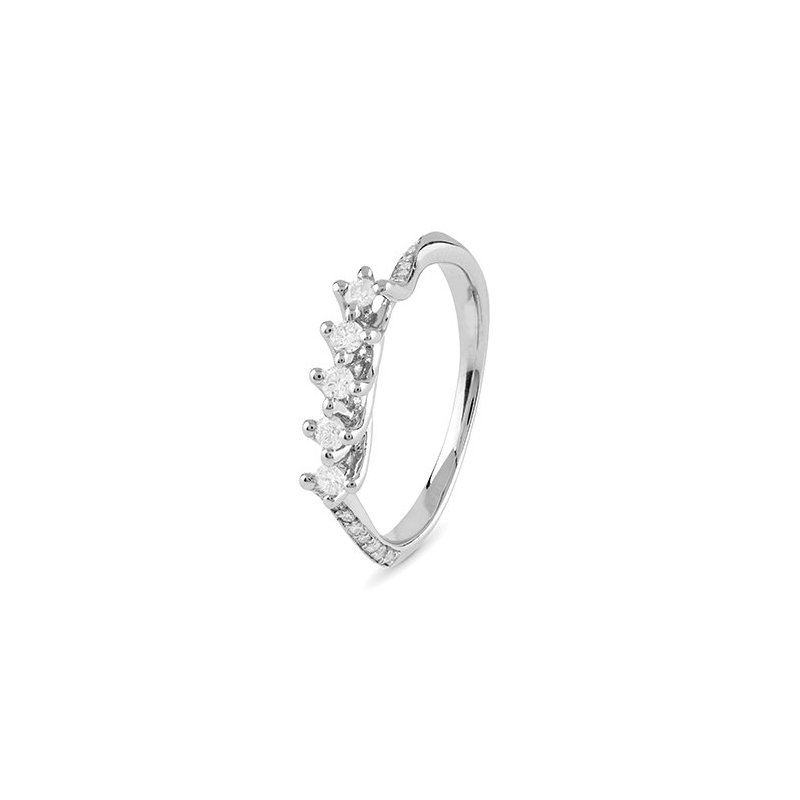 Bliss - Anello In Platino - Diamante 0.25Ct - Rotondo