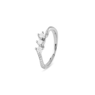 Bliss - Anello In Platino - Diamante Rotondo - 0.25 Ct