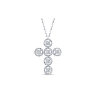 Bliss - Collierino In Oro Bianco - Diamante G - 0.41 Ct