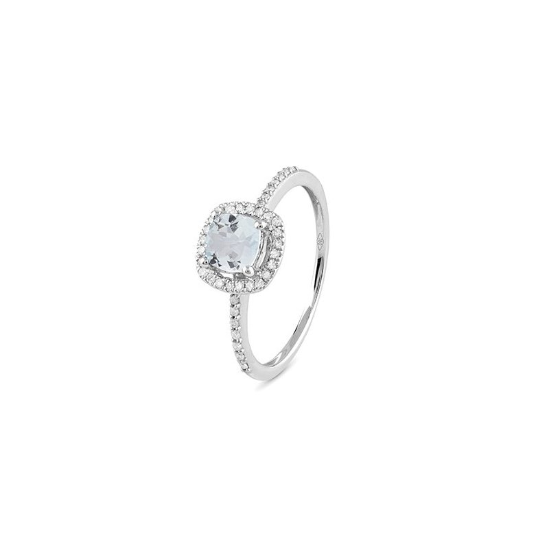 Bliss - Anello In Oro Bianco - Diamante G - 0.11Ct