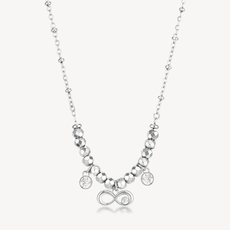 Brosway - Collana Chakra Simboli - Acciaio - Cristalli