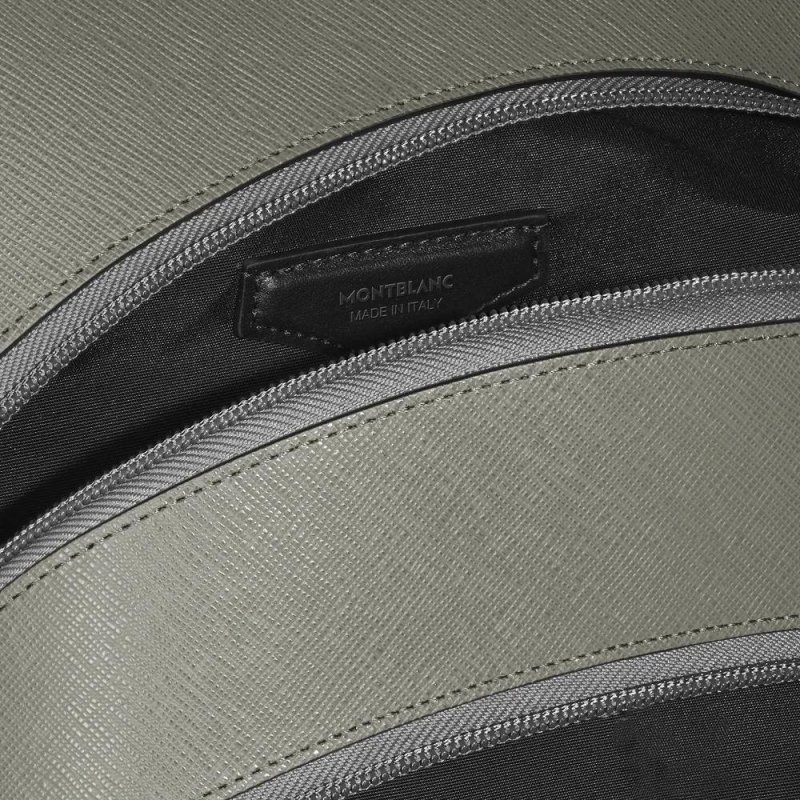 Montblanc - Zaino Medio - Pelle Saffiano - Grigio Medio