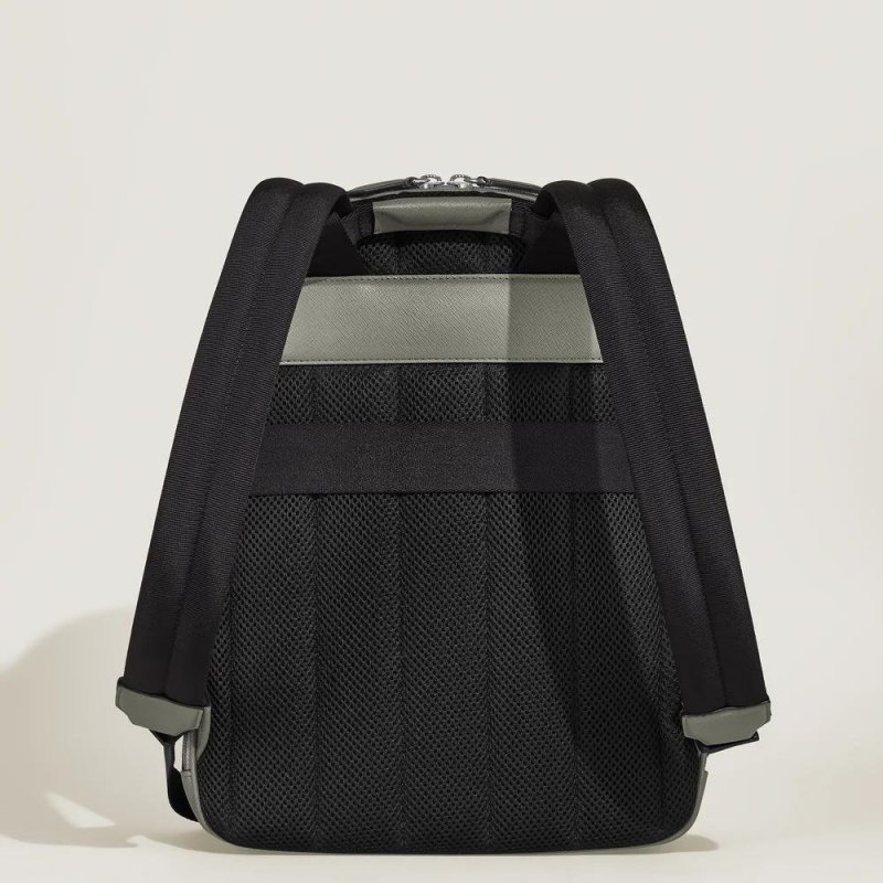 Montblanc - Zaino Medio - Pelle Saffiano - Grigio Medio