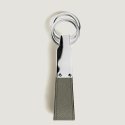 Montblanc - Portachiavi Con Passante - Pelle - Grigio