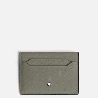 Montblanc - Porta Carte 5 Scomparti - Pelle - Grigio