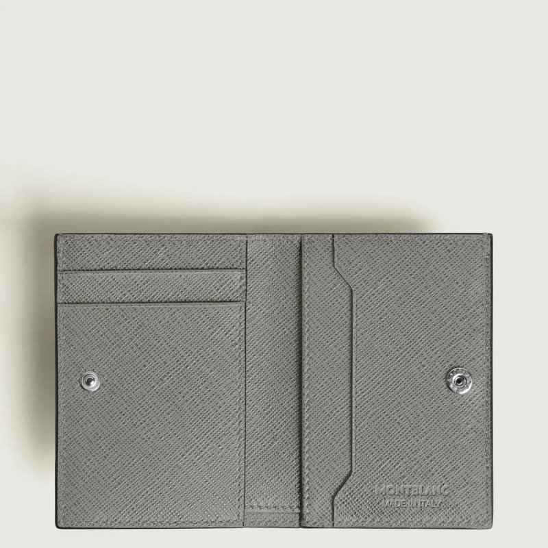 Montblanc - Portafoglio Mini 4 Scomparti - Grigio Medio