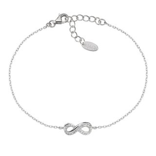 Amen - Bracciale Amore Infinito - Zirconi Bianchi - Donna