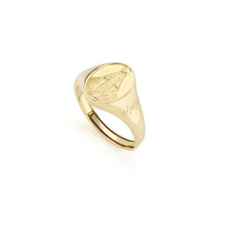 Amen - Anello Chevalier Miracolosa - Argento Dorato