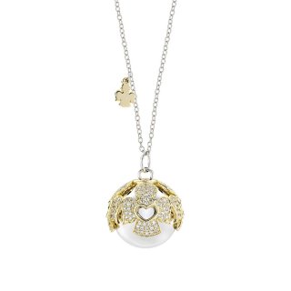 Amen - Collana Chiama Angeli - Zirconi Bianchi - Donna