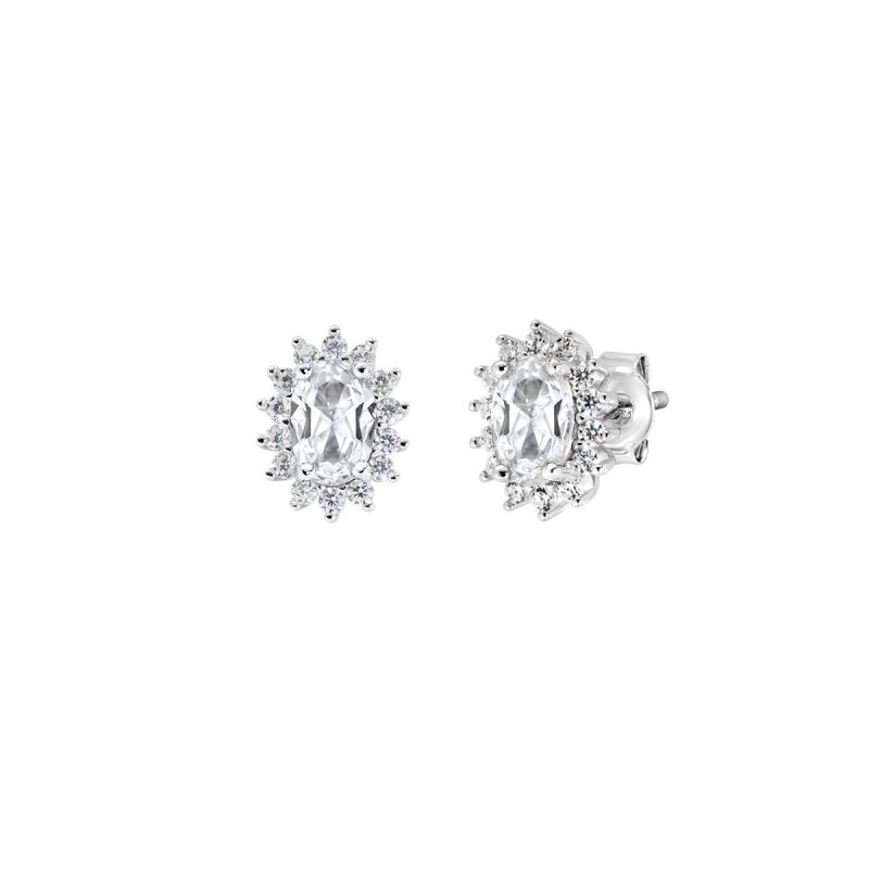 Amen - Orecchini Royal Lady Mini - Zircone Bianco - Donna