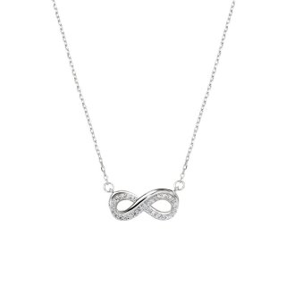 Amen - Collana Amore Infinito - Zirconi Bianchi - Donna