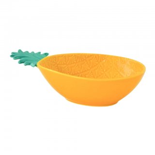 Easy Life - Piatto Ananas 28X17 Cm - Porcellana