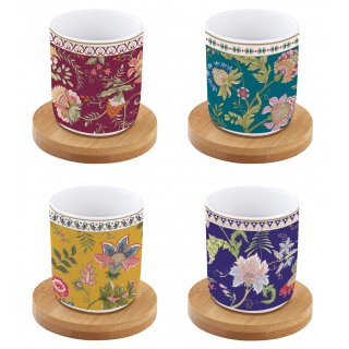 Easy Life - Set Bicchierini Caffè 110 Ml - Bamboo