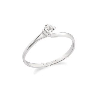 Anello In Oro 375‰ E Diamante Bianco