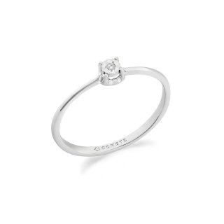 Anello Oro 375‰ E Diamante Bianco