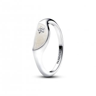 Anello Mezzo Sigillo con Smalto Pandora ME