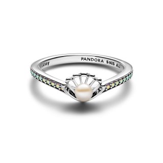 Principesse Disney, Ariel, Anello con Perla d'Acqua Dolce Coltivata