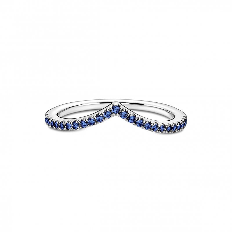 Anello Desiderio Scintillante Blu