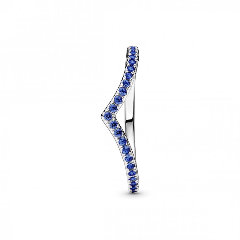 Anello Desiderio Scintillante Blu