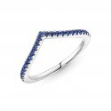 Anello Desiderio Scintillante Blu