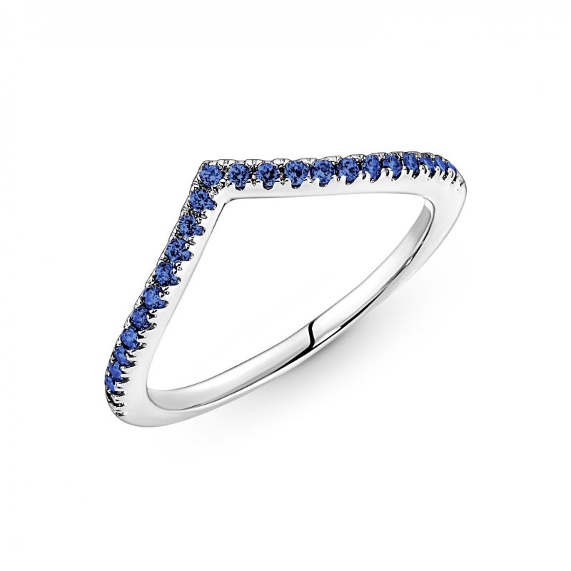 Anello Desiderio Scintillante Blu