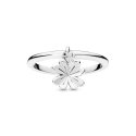 Anello con pendente Quadrifoglio portafortuna