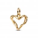 Charm Medallion Wire Heart Pandora ME