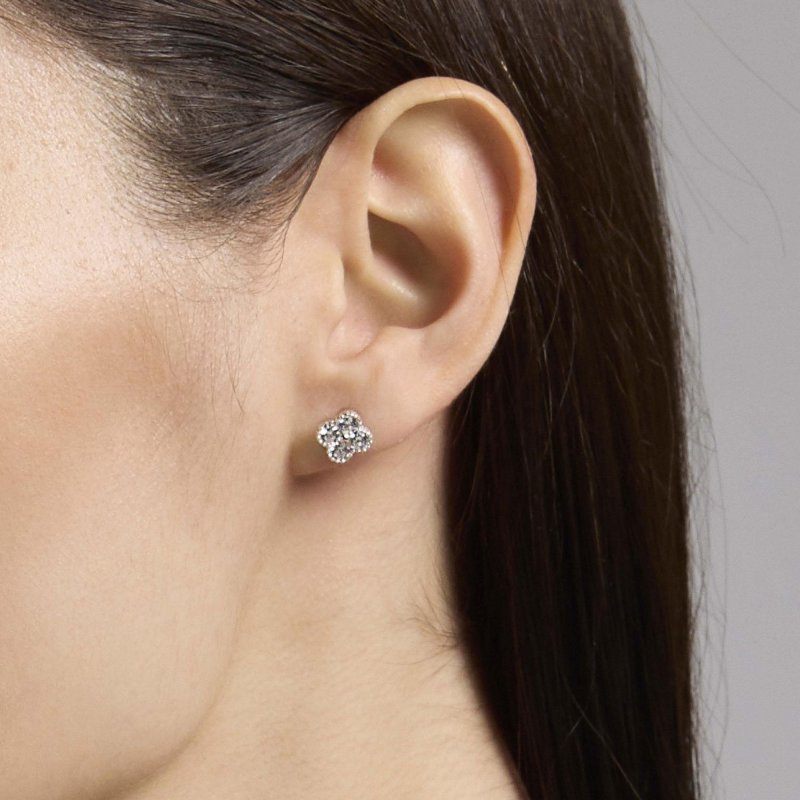 Mabina - Orecchini Jasmine - Argento - Zirconi